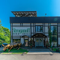 Размещение рекламы в ресторане "Stroganoff Bar & Grill" в Репино