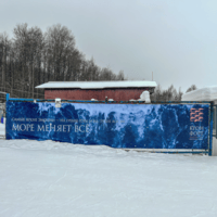Реклама жилищного комплекса "Кронфорт" от застройщика ГК «Алькор» на горнолыжных курортах Ленинградской области
